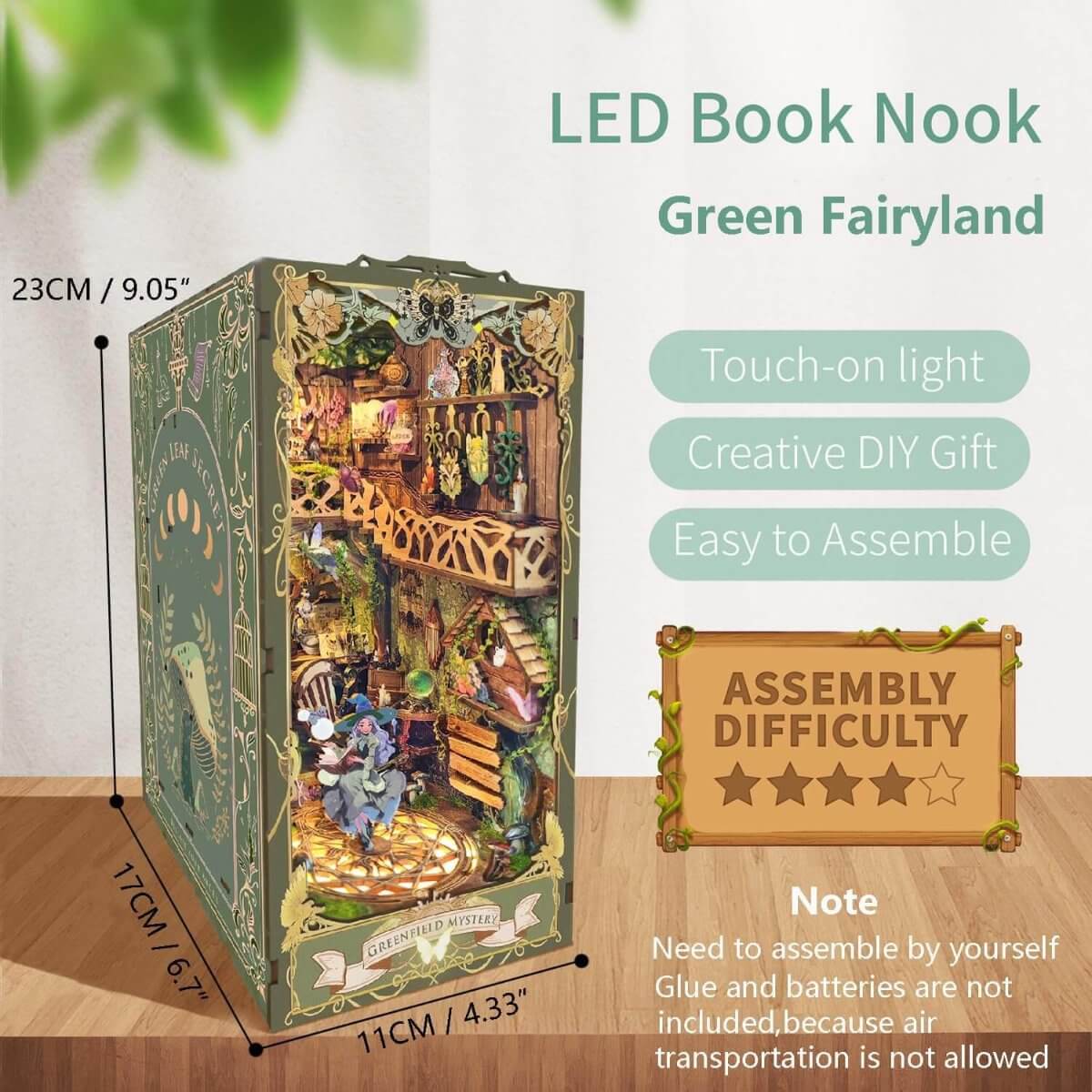 The Green Fairyland DIY Book Nook Kits