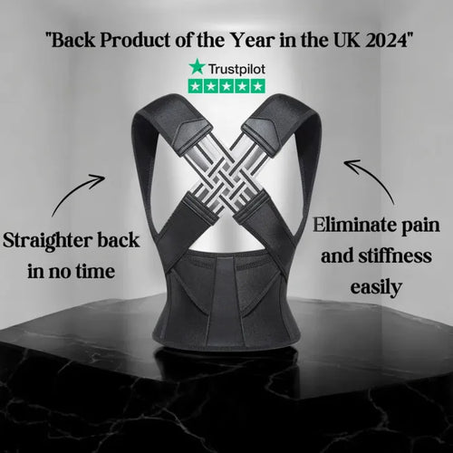 Relieve neck, shoulder and back pain with the BREWGO™ Posture Corrector