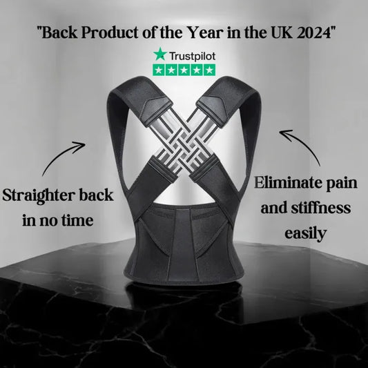 Relieve neck, shoulder and back pain with the BREWGO™ Posture Corrector